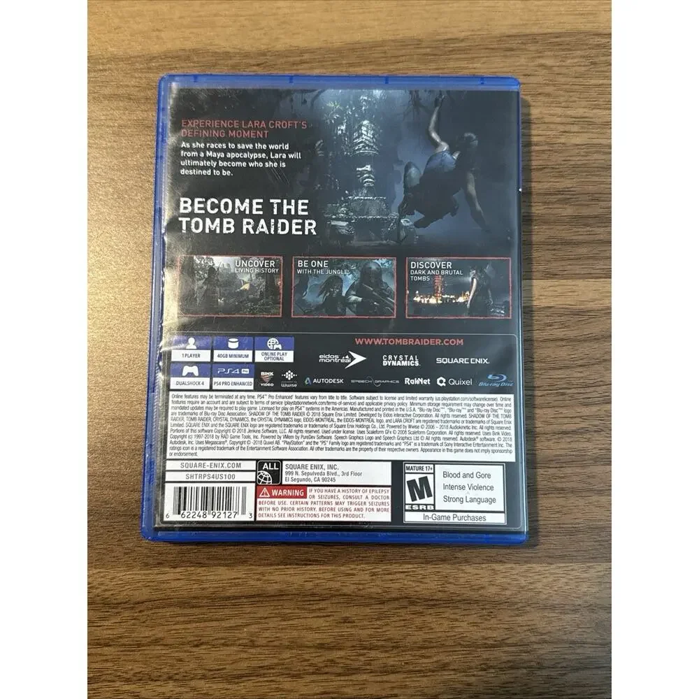 Shadow Of The Tomb Raider PS4